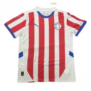 Paraguay Replica Home Stadium Shirt Copa America 2024 Short Sleeve